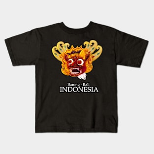 Barong from Bali, Indonesia by Xoalsohanifa Kids T-Shirt